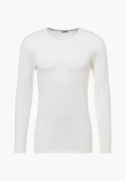 T-Shirts|Wool & Silk-Zimmerli Wool & SilkT-Shirt à manches longues - écru