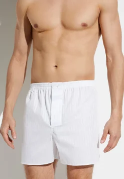 Woven Nightwear|Boxershorts-Zimmerli Woven NightwearBoxer Shorts - white