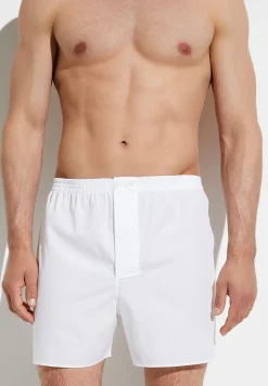 Woven Nightwear|Boxershorts-Zimmerli Woven NightwearBoxer Shorts - white